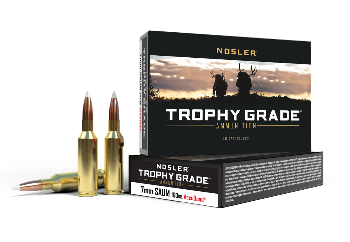 7mm SAUM ammunition från Nosler