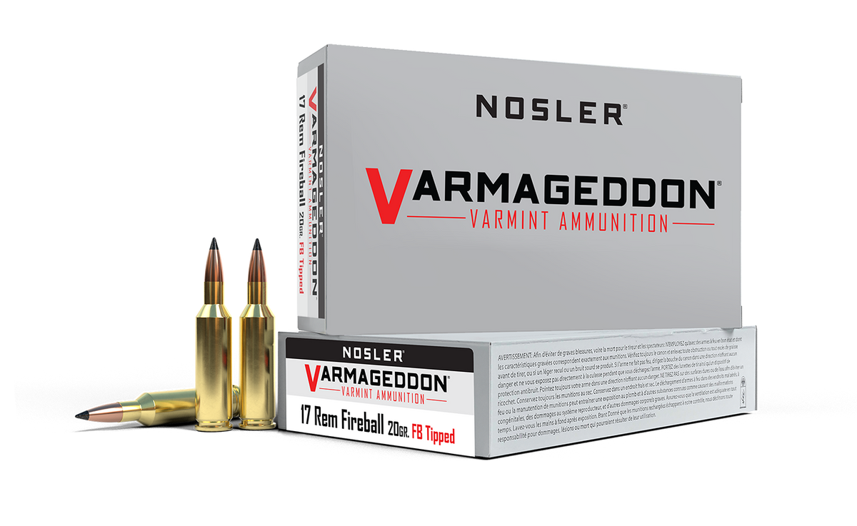 17 Remington Fireball ammunition från Nosler