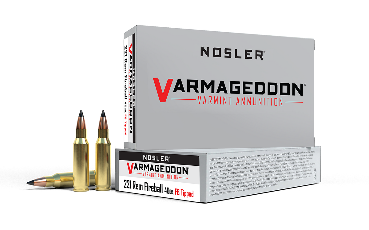 .221 Remington Fireball ammunition från Nosler