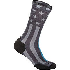 5.11 Sock & Awe Crew Thin Blue Line strumpor i Black