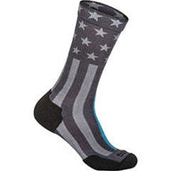 5.11 Sock & Awe Crew Thin Blue Line strumpor i Black