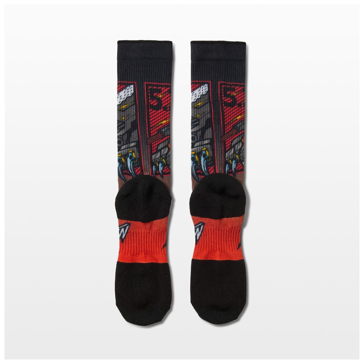 5.11 Sock & Awe Vengeful Badger crew-strumpor i Red