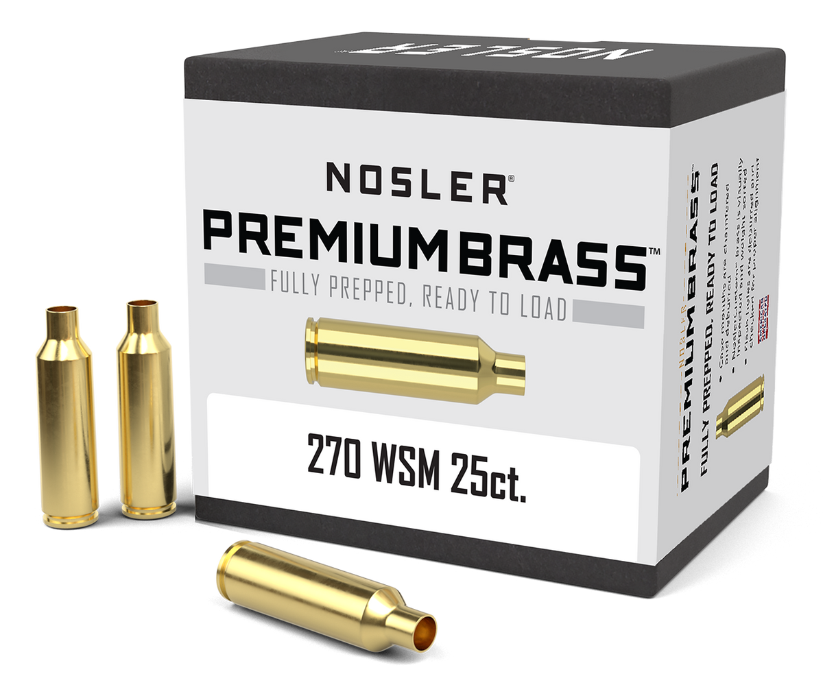 Nosler - Hylsa - .270 Winchester Short Magnum - Premium Brass - 25st/ask