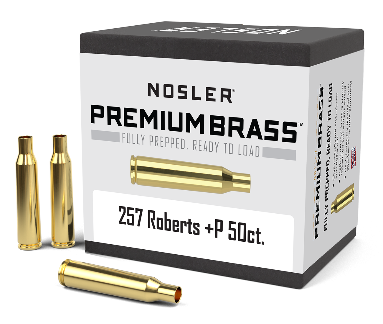 Nosler - Hylsa - 257 Roberts +P - Premium Brass - 50st/ask