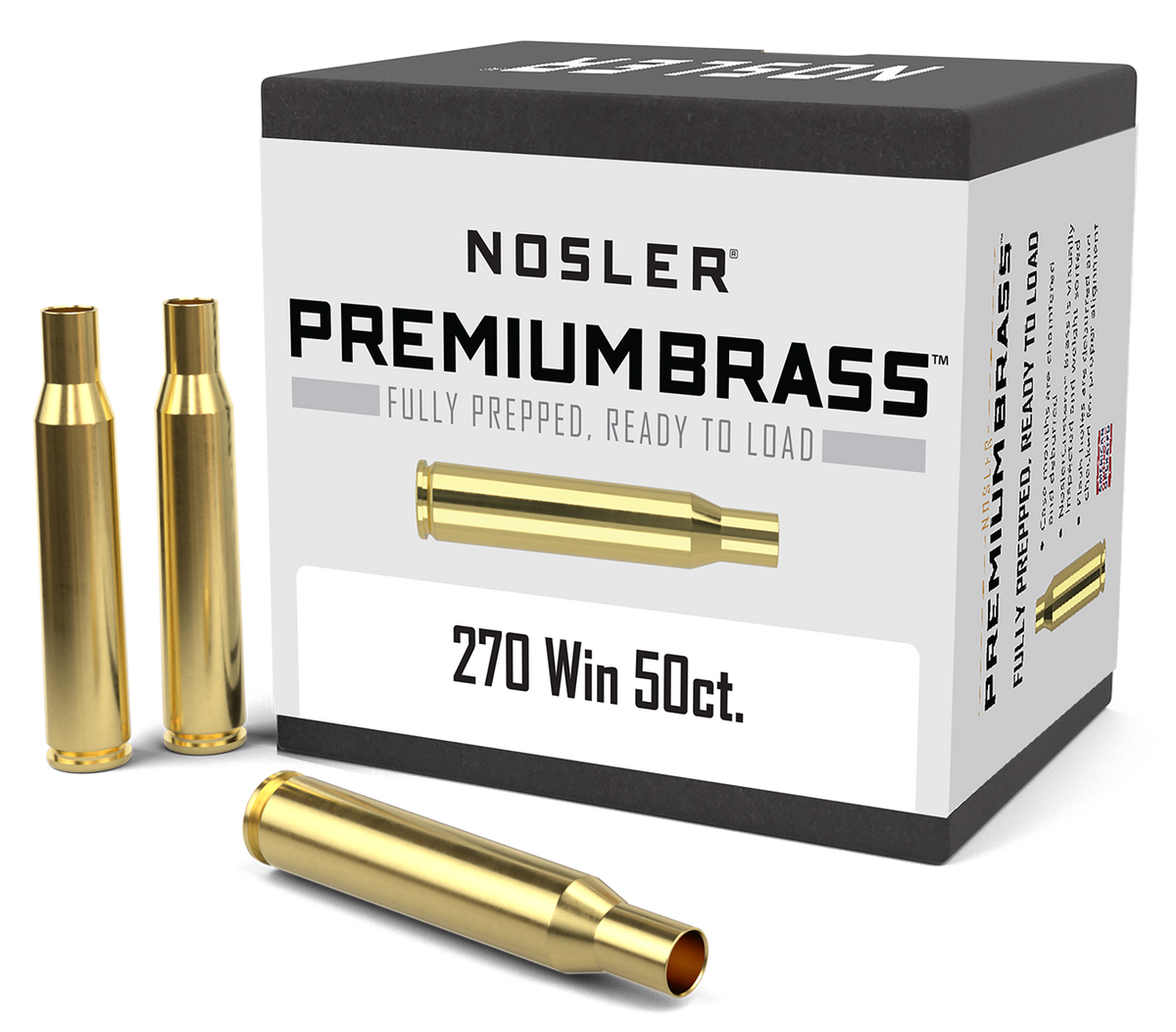 Nosler - Hylsa - .270 Winchester - Premium Brass - 50st/ask