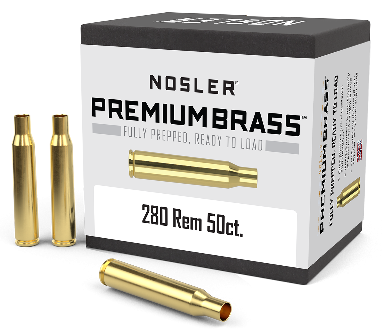 Nosler - Hylsa - .280 Remington - Premium Brass - 50st/ask