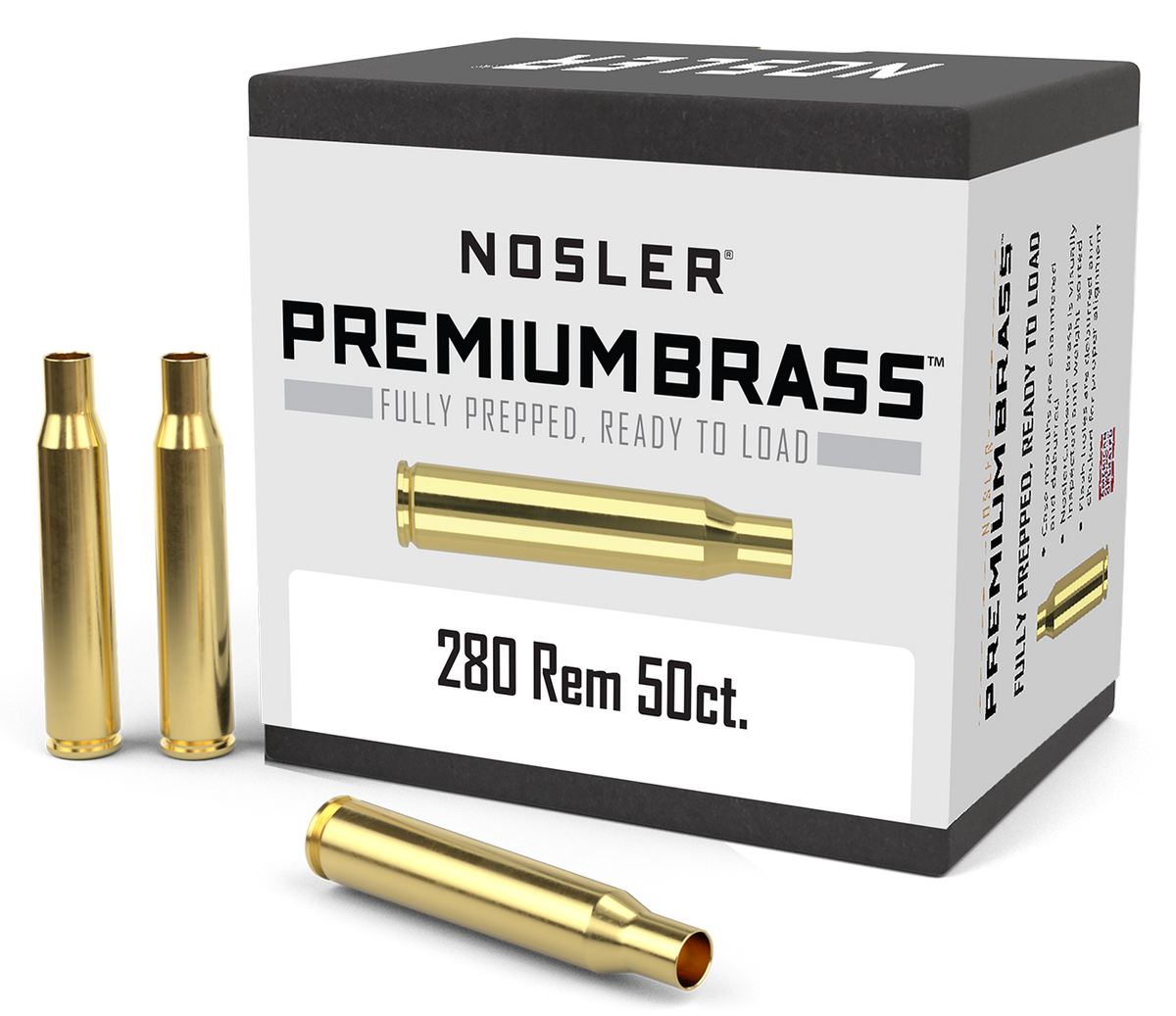 Nosler - Hylsa - .280 Remington - Premium Brass - 50st/ask