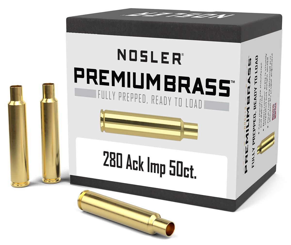 Nosler - Hylsa - .280 Ackley Improved - Premium Brass - 50st/ask