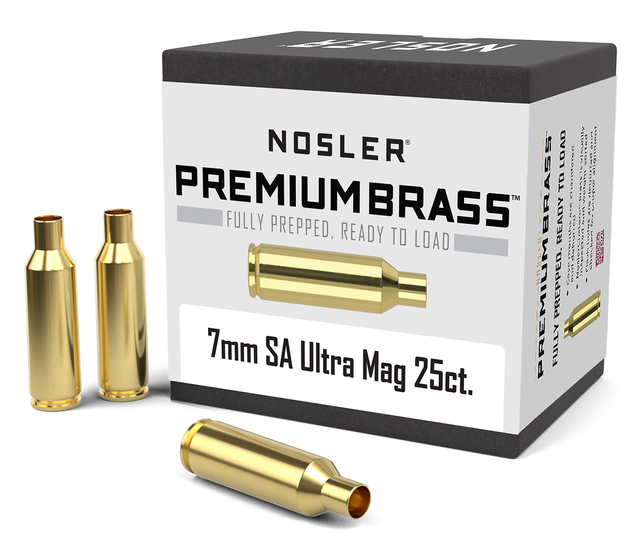 Nosler - Hylsa - 7mm Remington Short Action Ultra Magnum - Premium Brass - 25st/ask