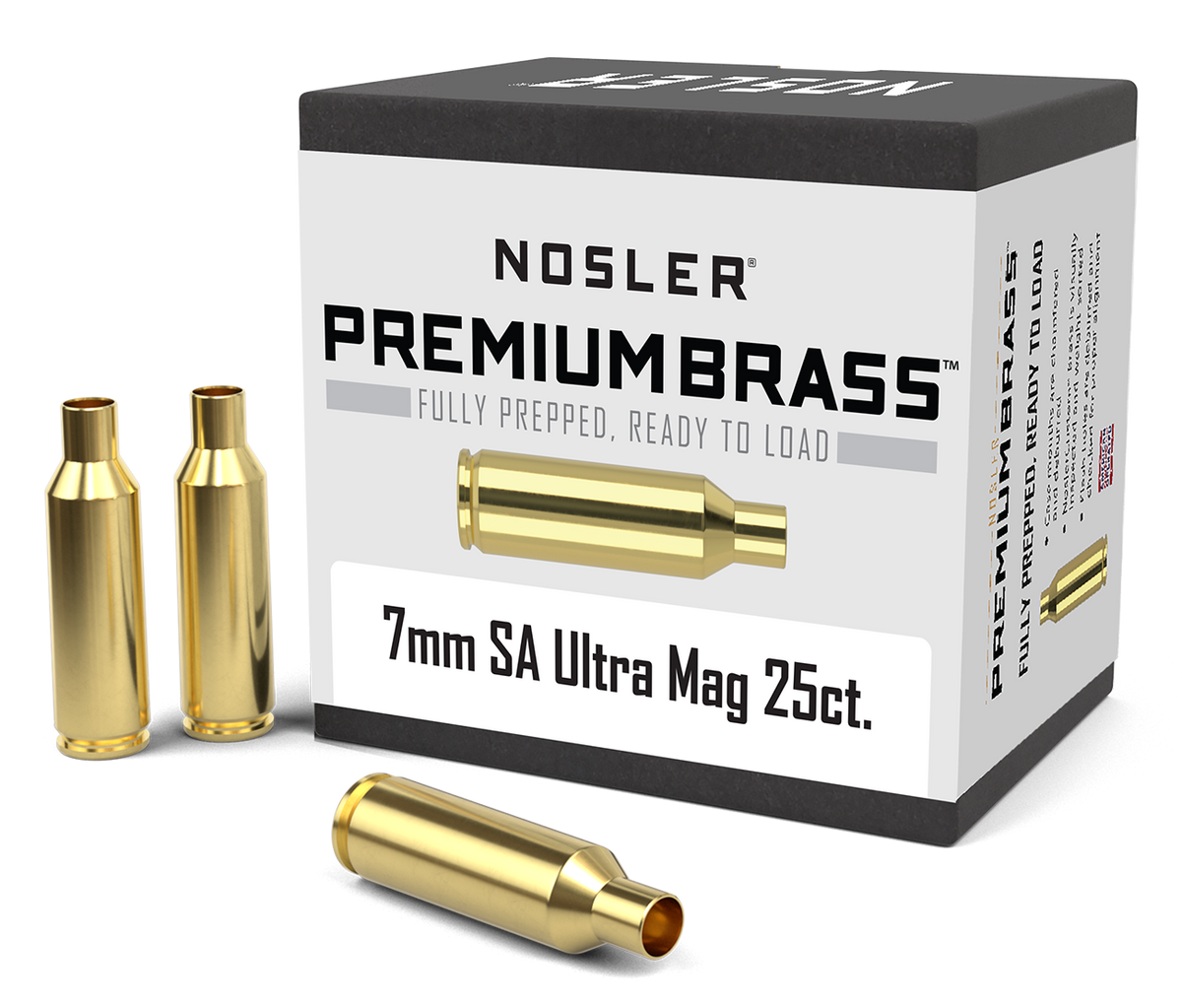 Nosler - Hylsa - 7mm Remington Short Action Ultra Magnum - Premium Brass - 25st/ask