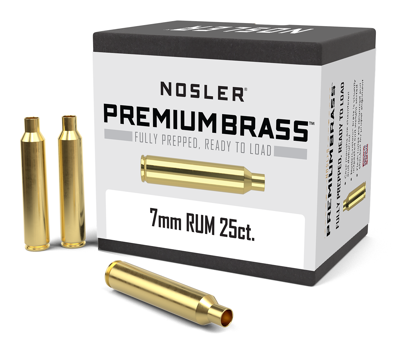 Nosler - Hylsa - 7mm Remington Ultra Magnum - Premium Brass - 25st/ask