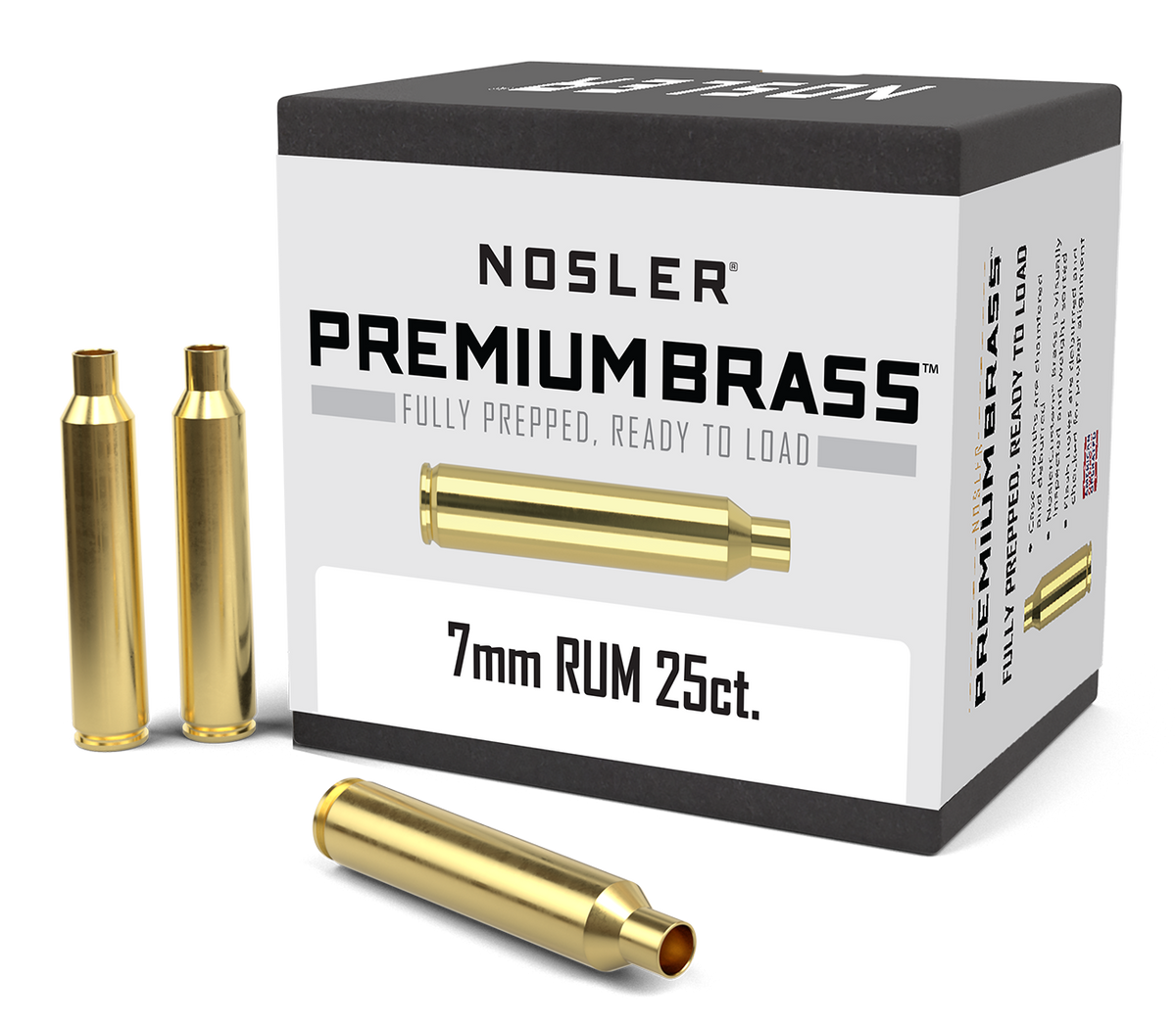 Nosler - Hylsa - 7mm Remington Ultra Magnum - Premium Brass - 25st/ask