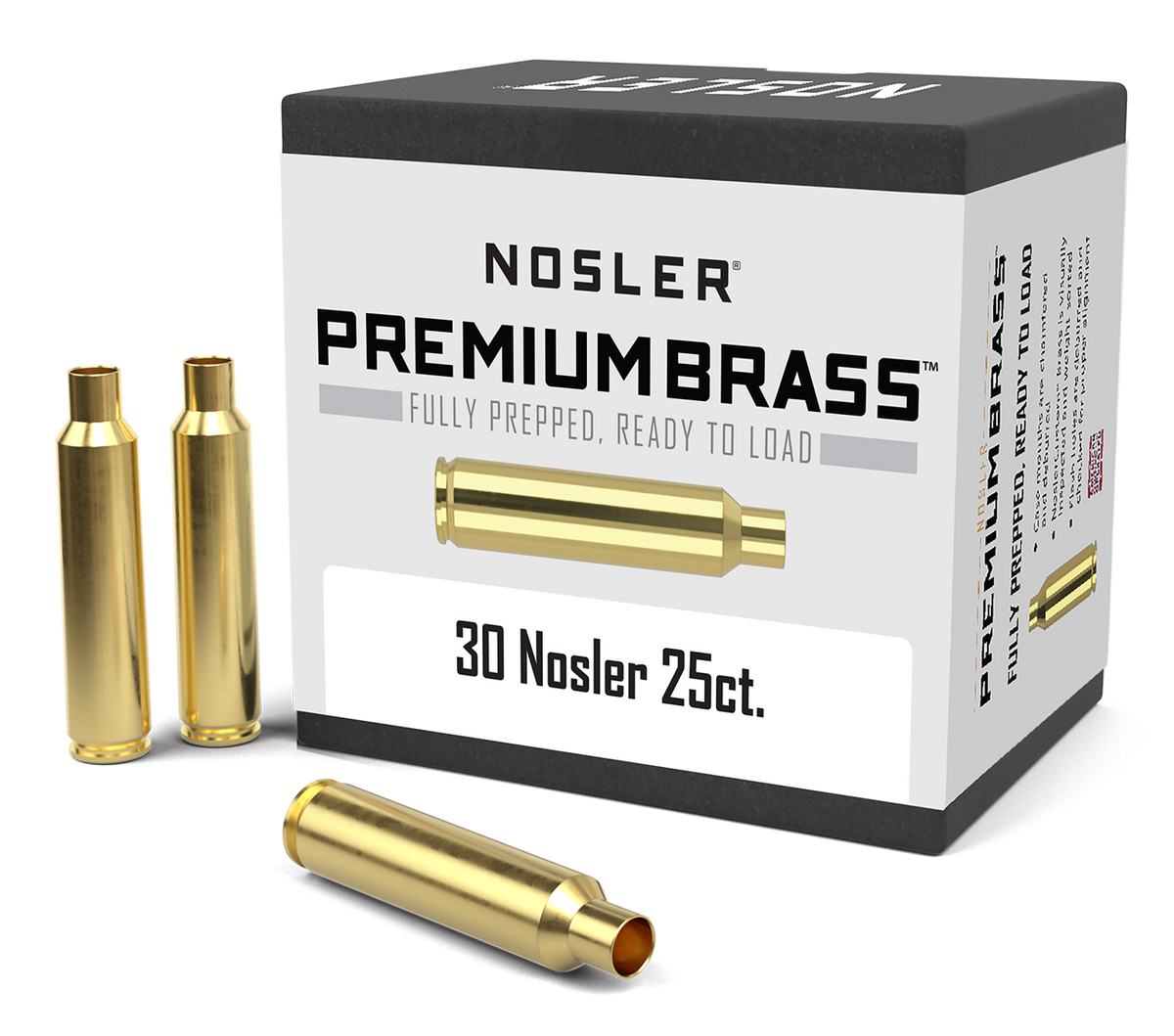 Nosler - Hylsa - 30 Nosler - Premium Brass - 25st/ask