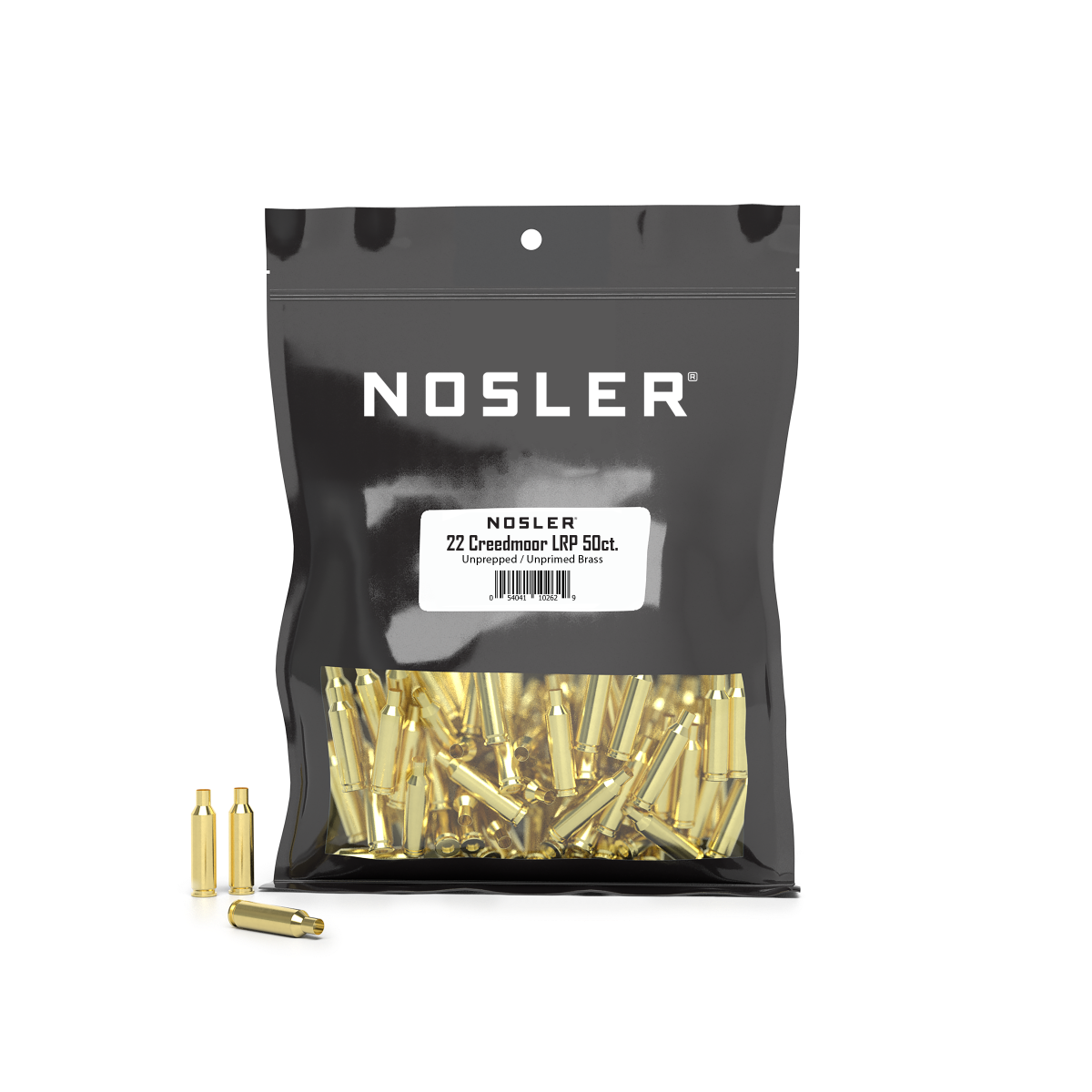 Nosler - Hylsa - 22 Creedmoor - Premium Brass - 50st/ask