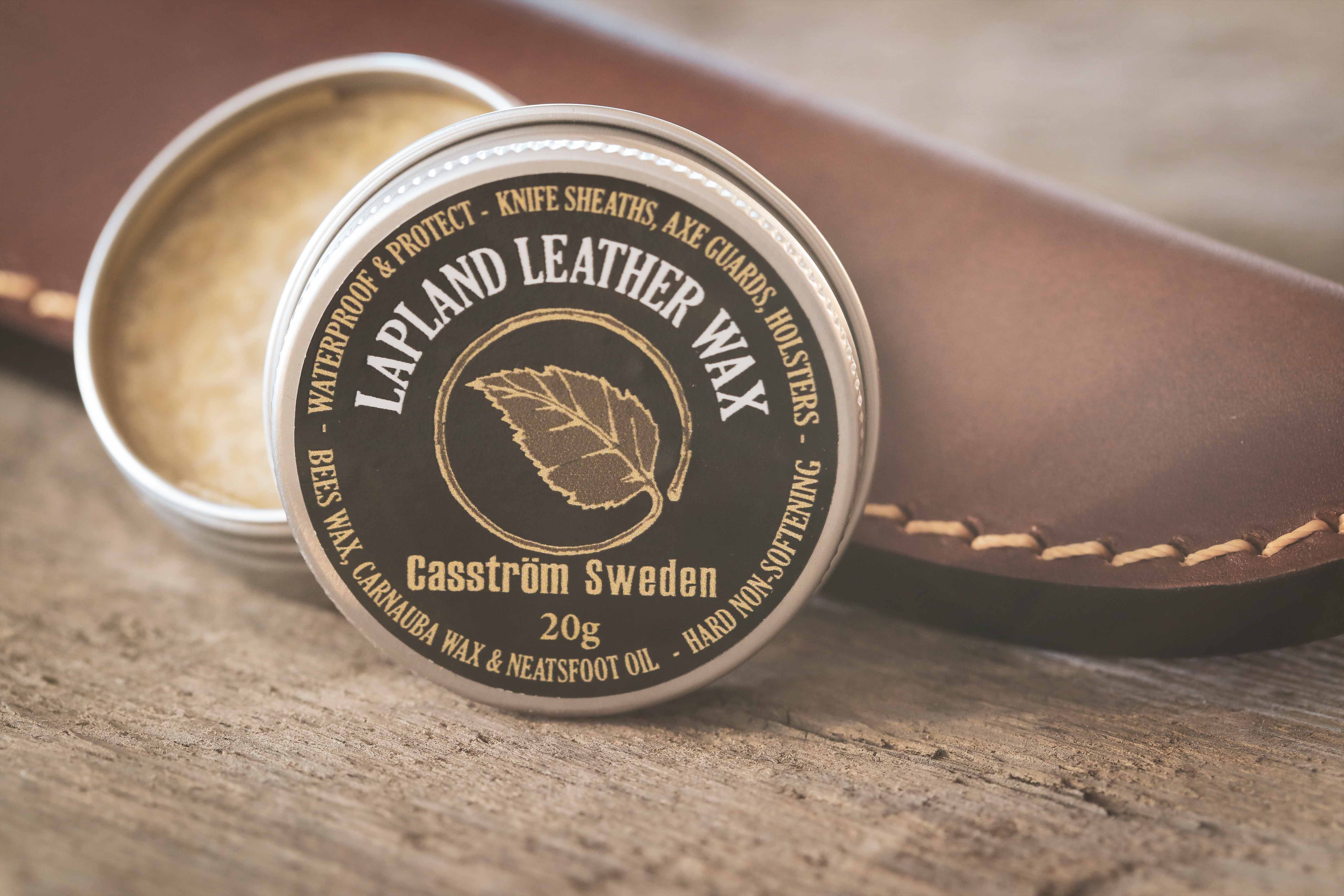 Casström Lapland Leather Wax lädervax Natur 20 g – bild 2