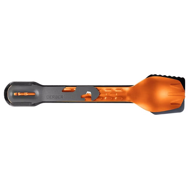 Gerber ComplEAT campingbestick i orange med gaffel, sked, spatel och multiverktyg – bild 6