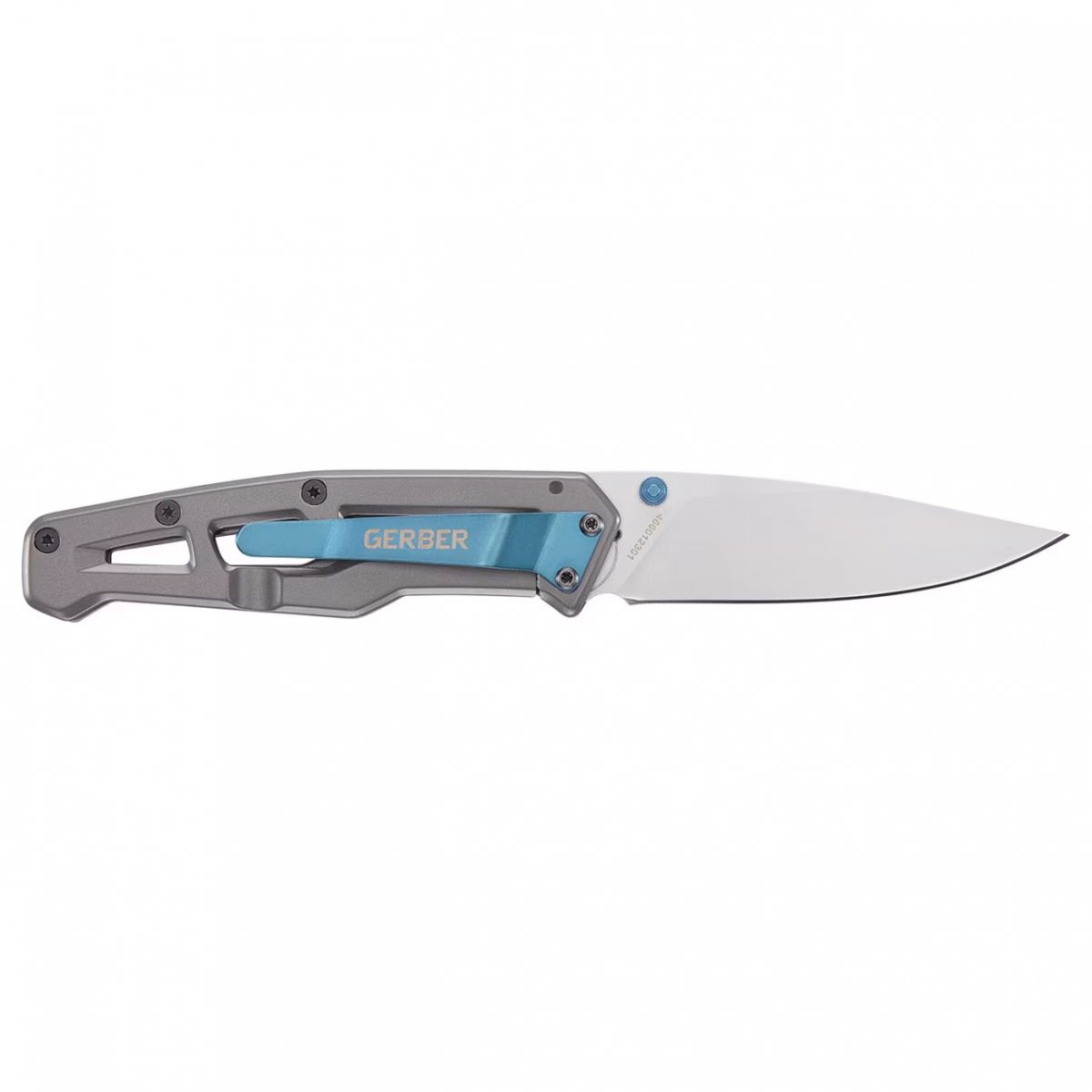 Gerber Paralite fällkniv i silver och blått – bild 2