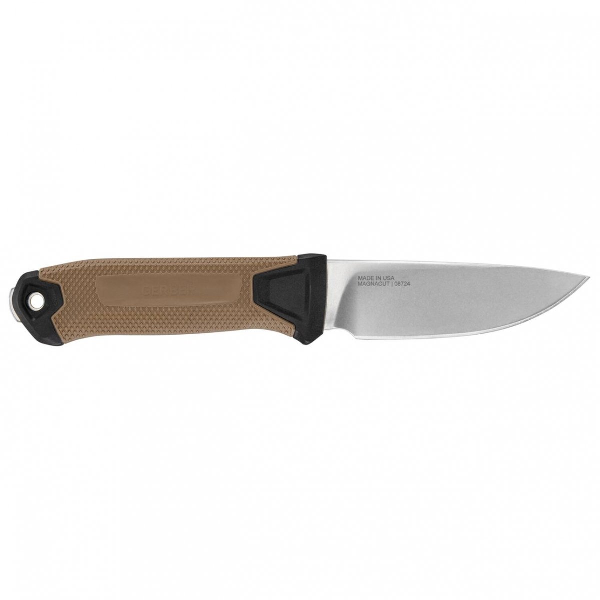 Gerber StrongArm Camp kniv med fast blad och slida i Coyote – bild 2