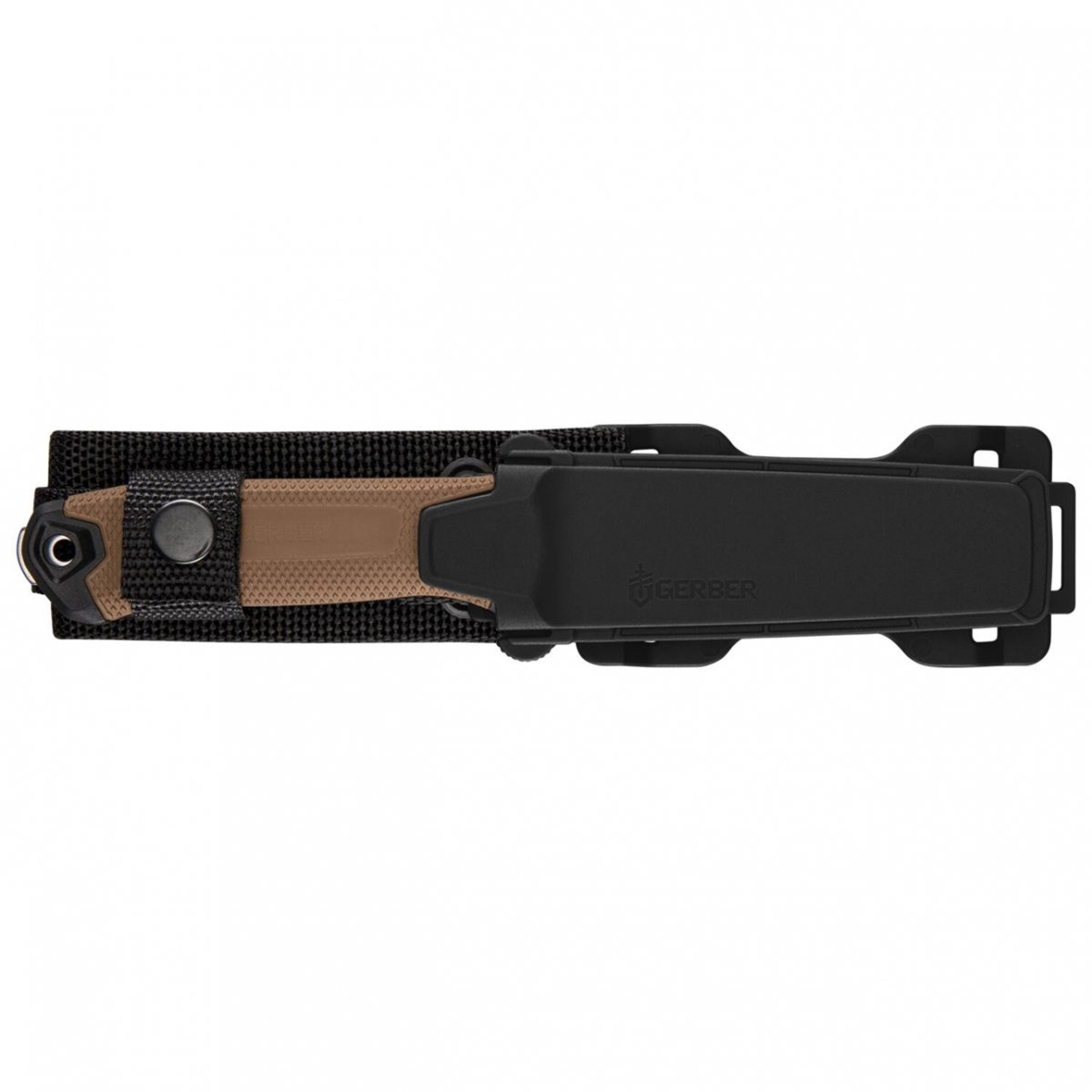 Gerber StrongArm Camp kniv med fast blad och slida i Coyote – bild 4