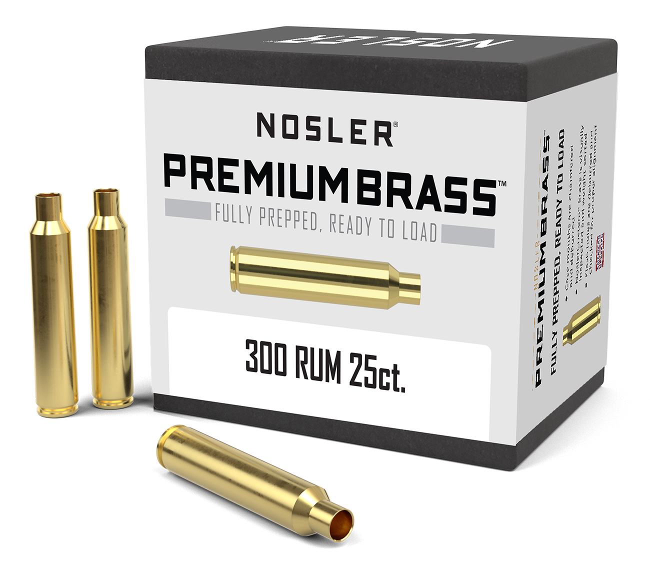 Nosler - Hylsa - .300 Remington Ultra Magnum - Premium Brass - 25st/ask