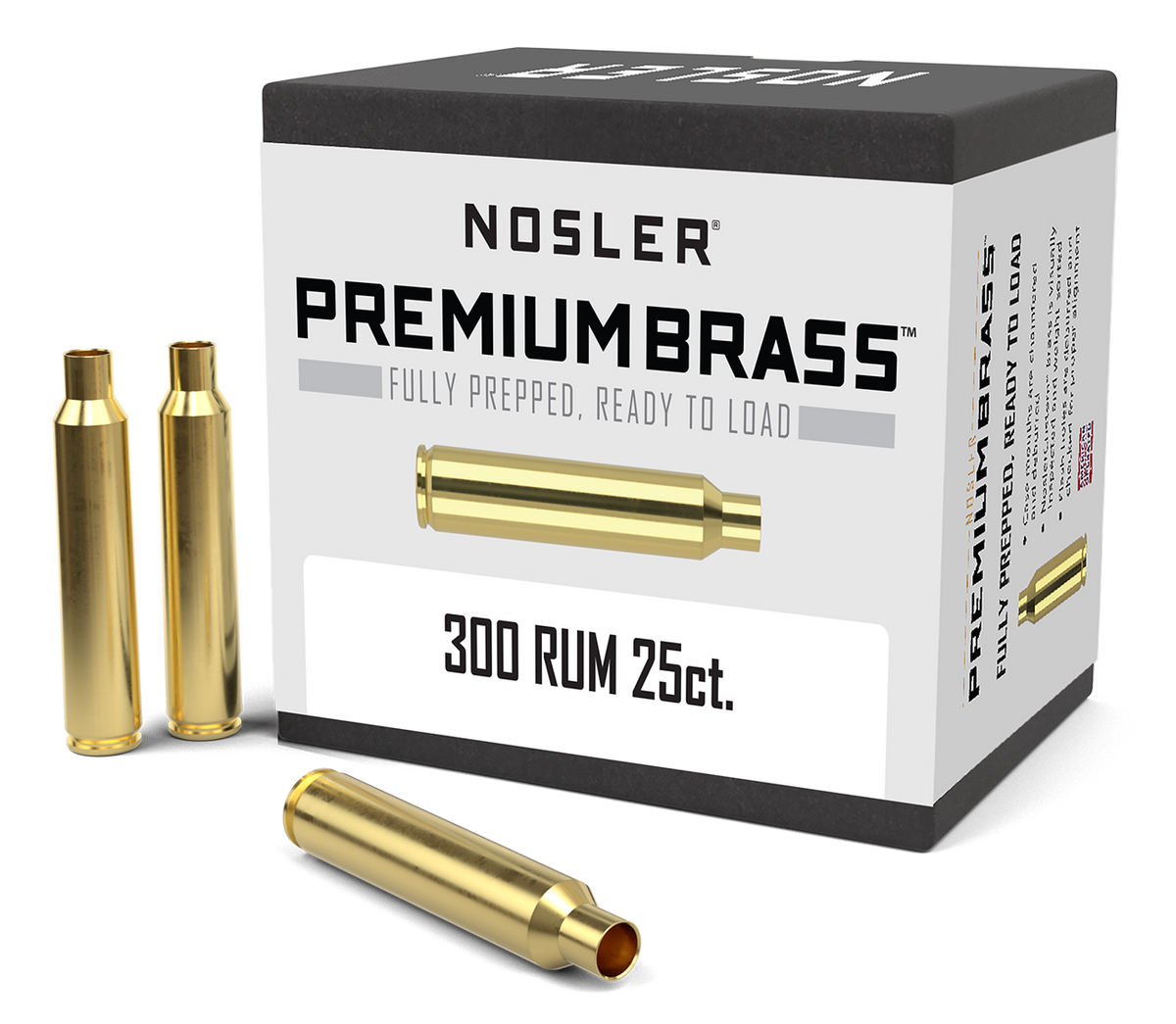 Nosler - Hylsa - .300 Remington Ultra Magnum - Premium Brass - 25st/ask