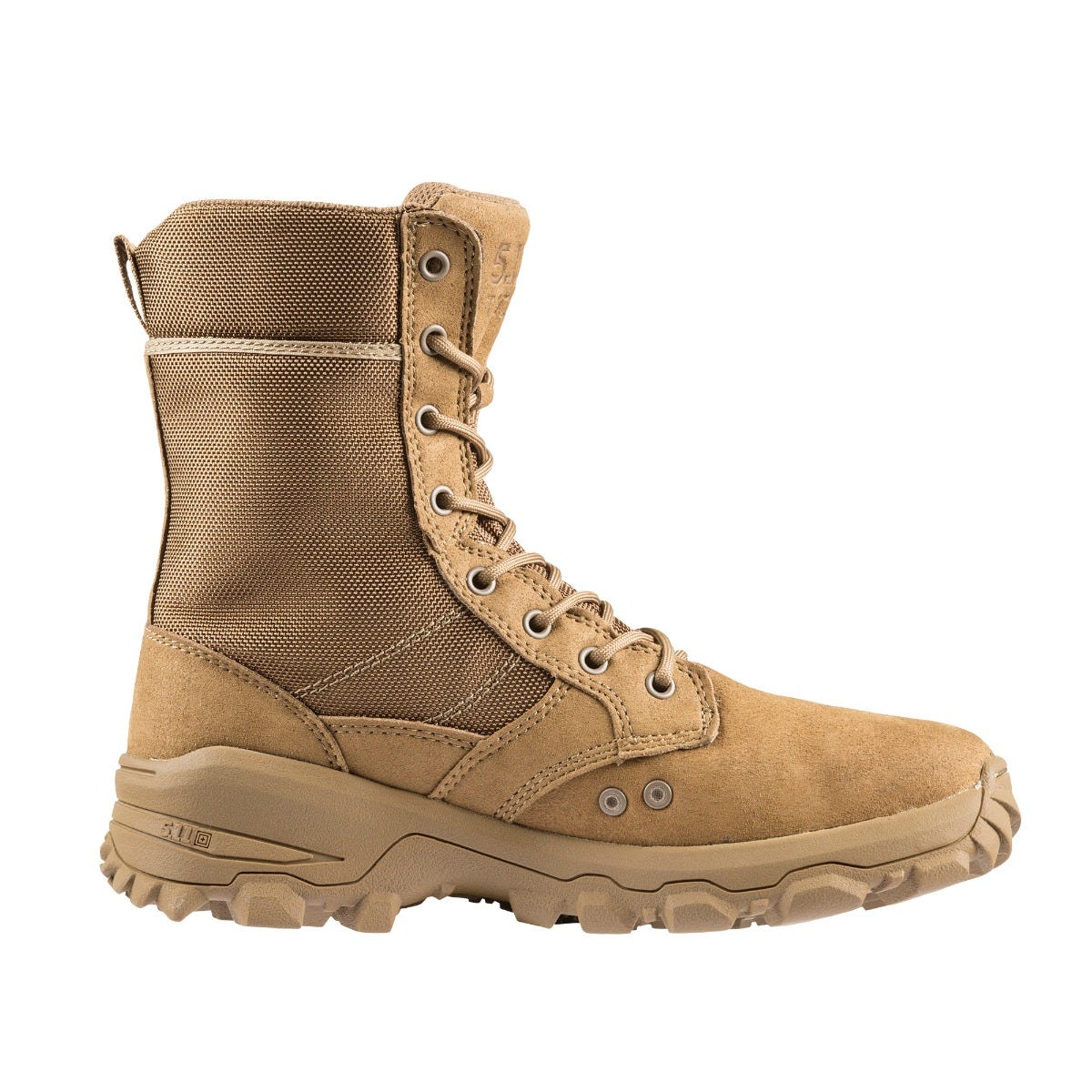 5.11 Speed 3.0 RapidDry Boot-känga i Dark Coyote visad från sidan