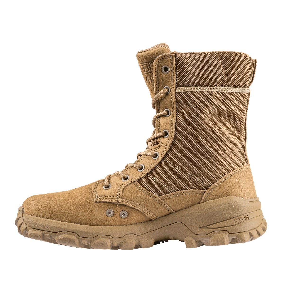 5.11 Speed 3.0 RapidDry Boot-känga i Dark Coyote visad från sidan