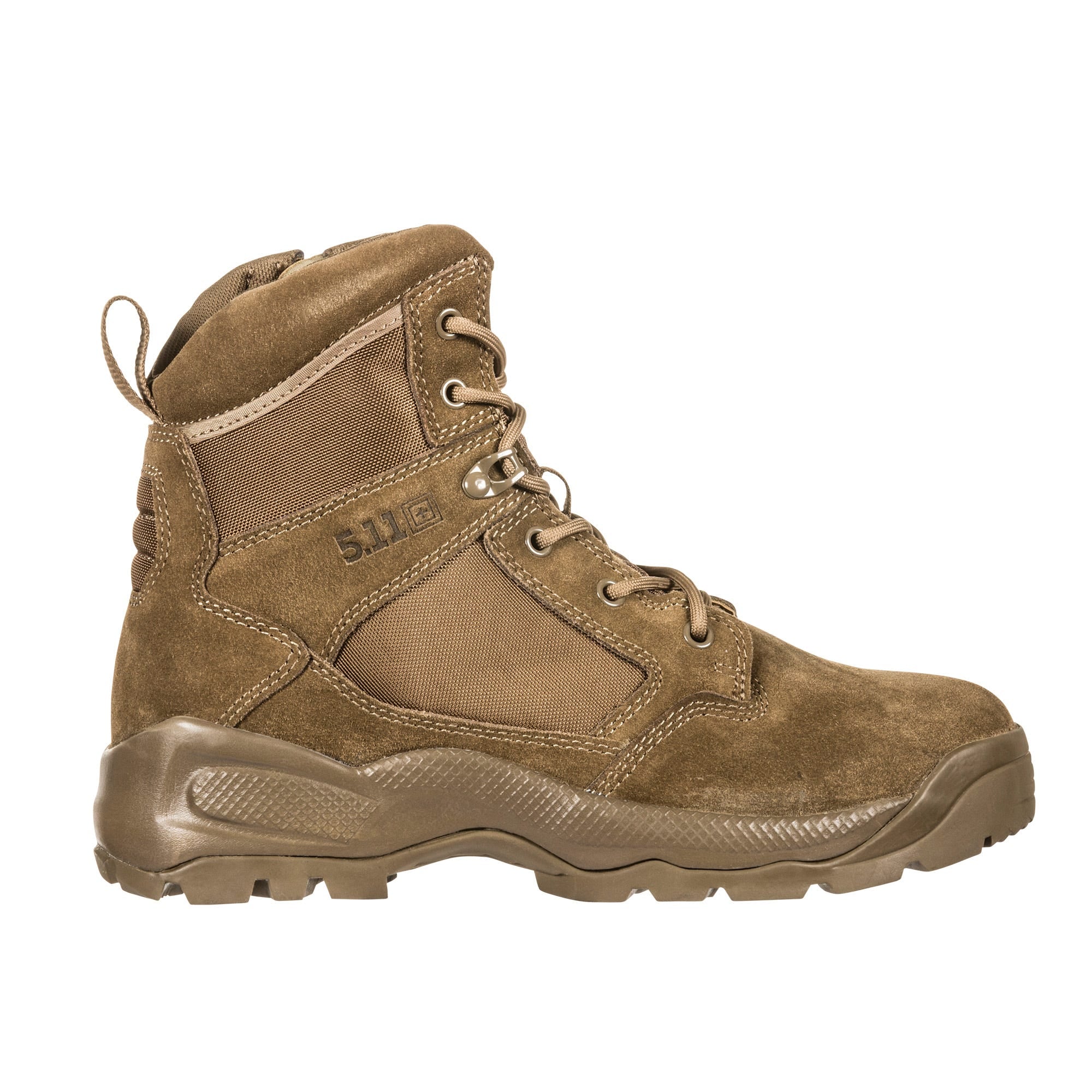 5.11 A.T.A.C. 2.0 6" Side Zip-kängor i Dark Coyote med sidodragkedja