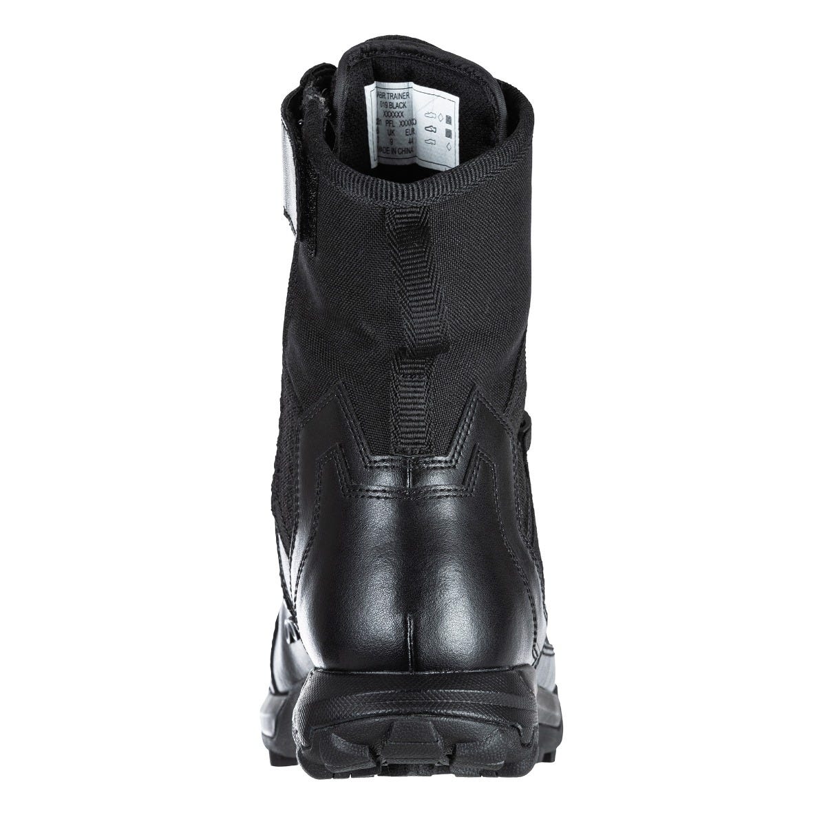 5.11 A/T 8" Side Zip Boot-känga i Black med sidodragkedja och greppvänlig yttersula