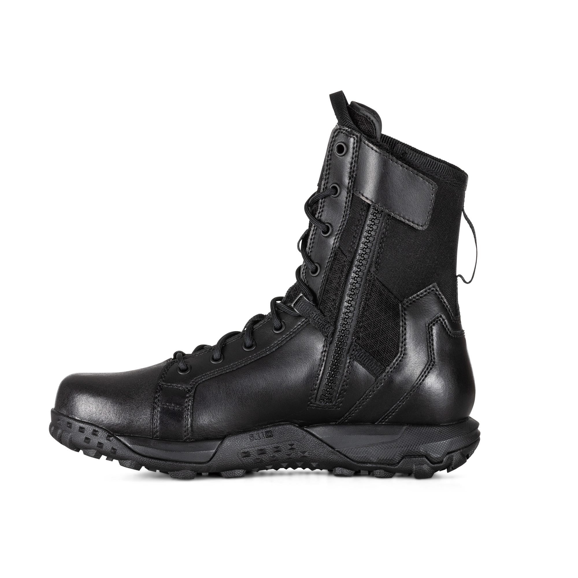 5.11 Tactical A/T 8" Waterproof Side Zip Boot i Black med sidodragkedja och vattentät ovandel