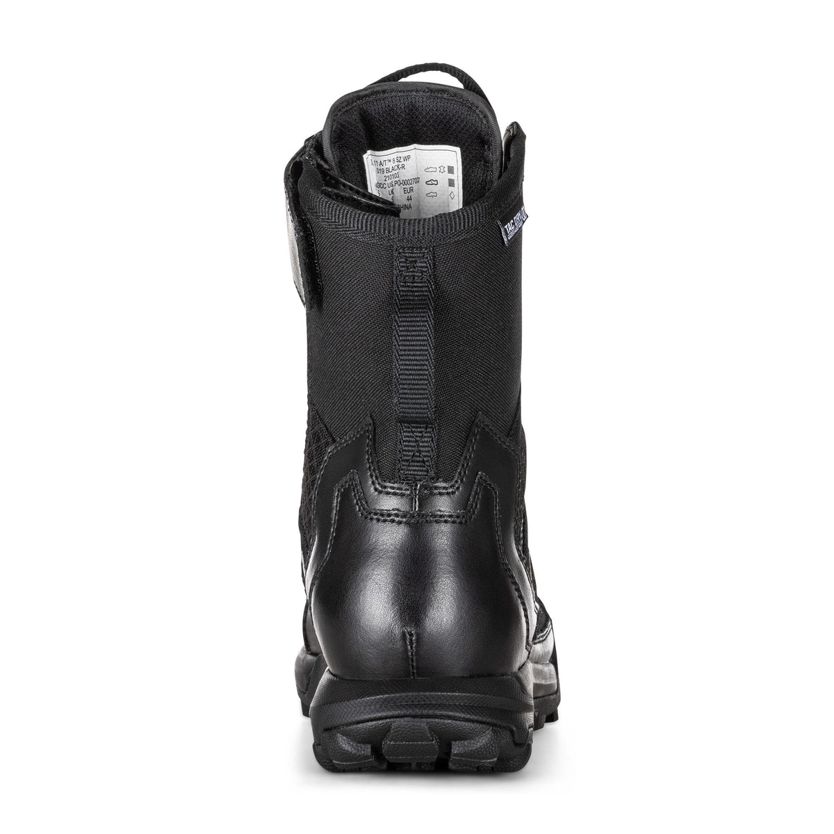 5.11 Tactical A/T 8" Waterproof Side Zip Boot i Black med sidodragkedja och vattentät ovandel