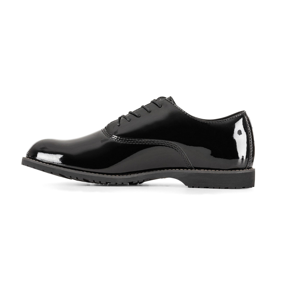5.11 Duty Oxford Hi Gloss dressko i Black med blank ovandel