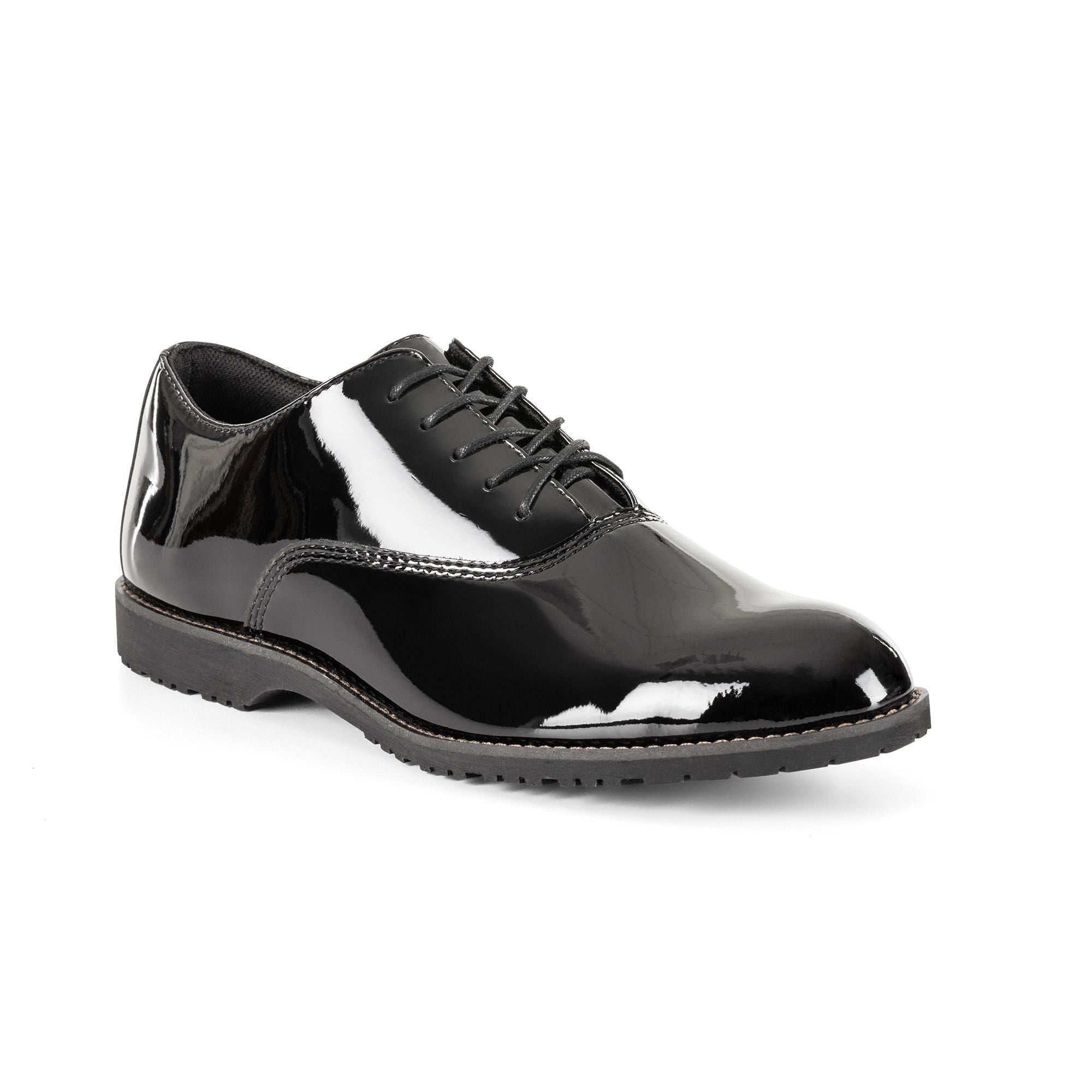 5.11 Duty Oxford Hi Gloss dressko i Black med blank ovandel