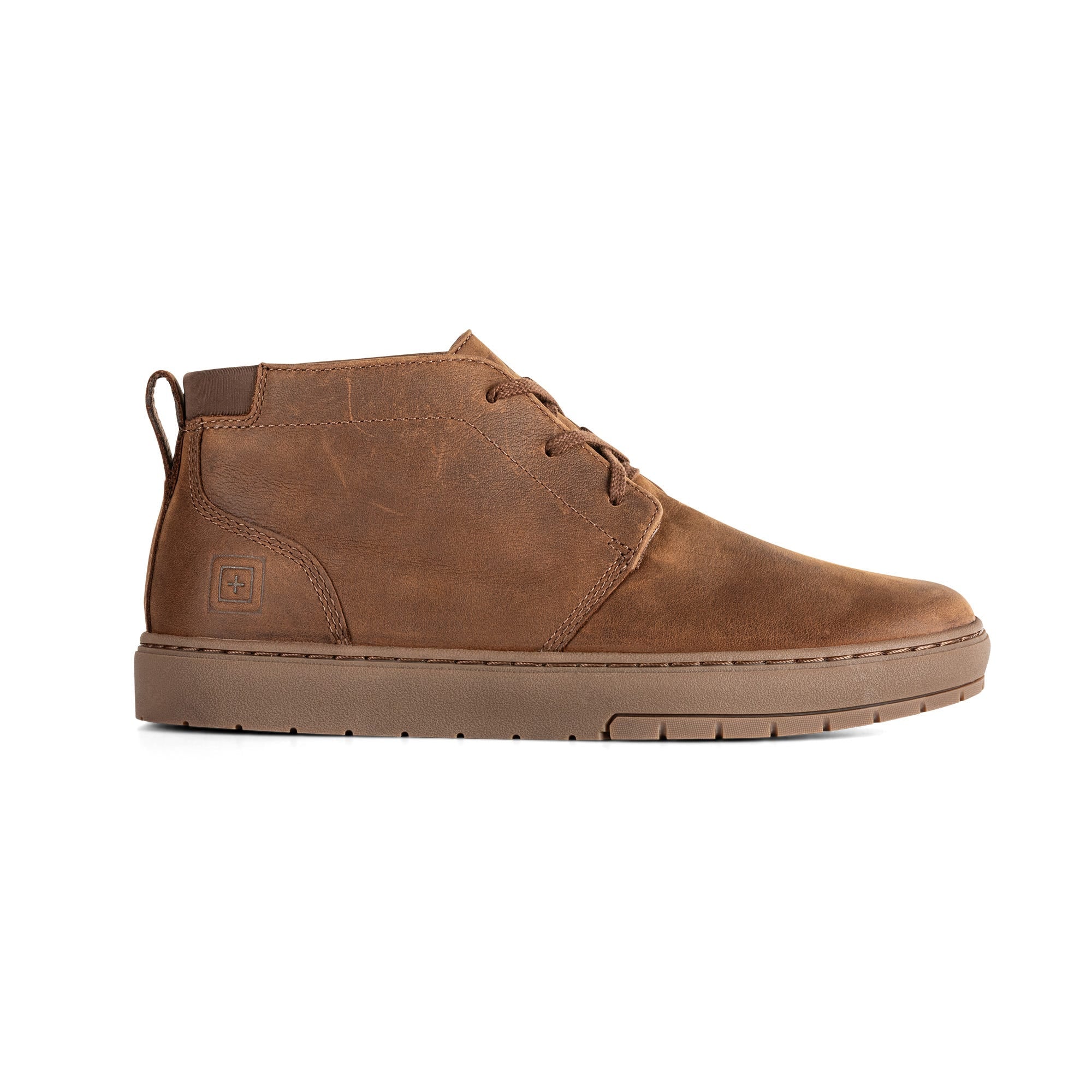 5.11 Chukka Boot i Classic Brown, chukkakänga med ovandel i fullnarvsläder