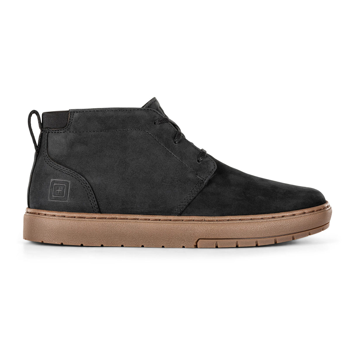 5.11 Chukka Boot i Black/Gum, chukkakänga med ovandel i fullnarvsläder
