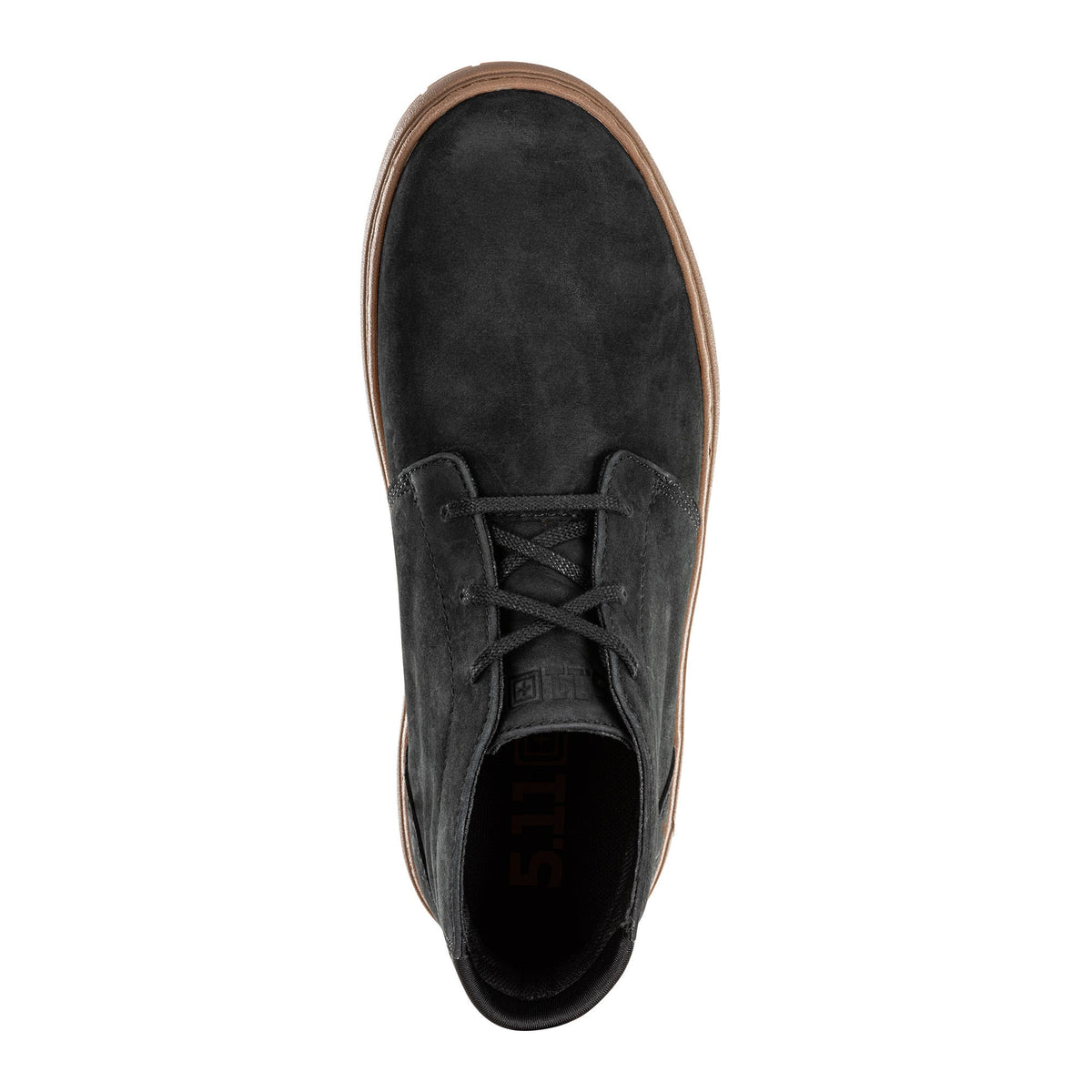 5.11 Chukka Boot i Black/Gum, chukkakänga med ovandel i fullnarvsläder
