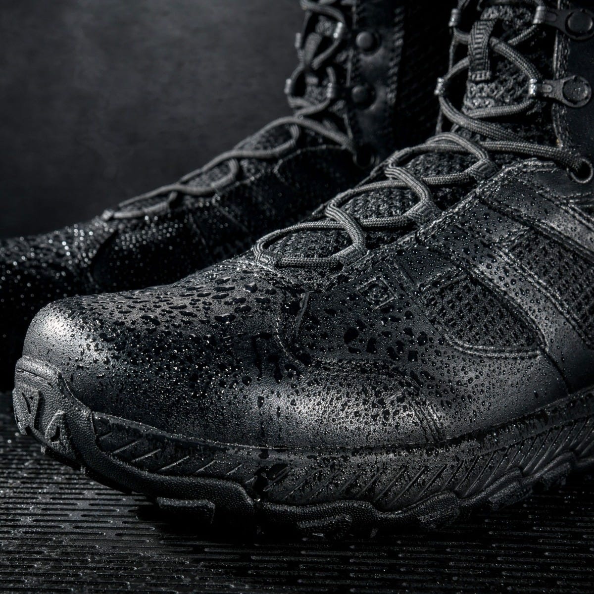5.11 Tactical Taclite 2.0 6-tums känga i Black med läder- och meshovandel
