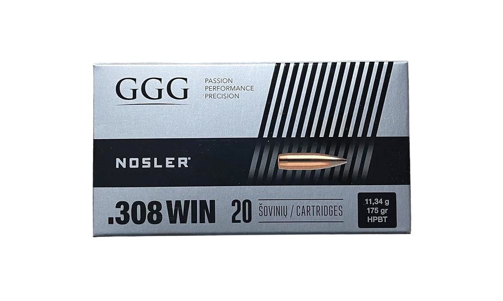 GGG - .308 Win 175gr HPBT Nosler - 20/Box