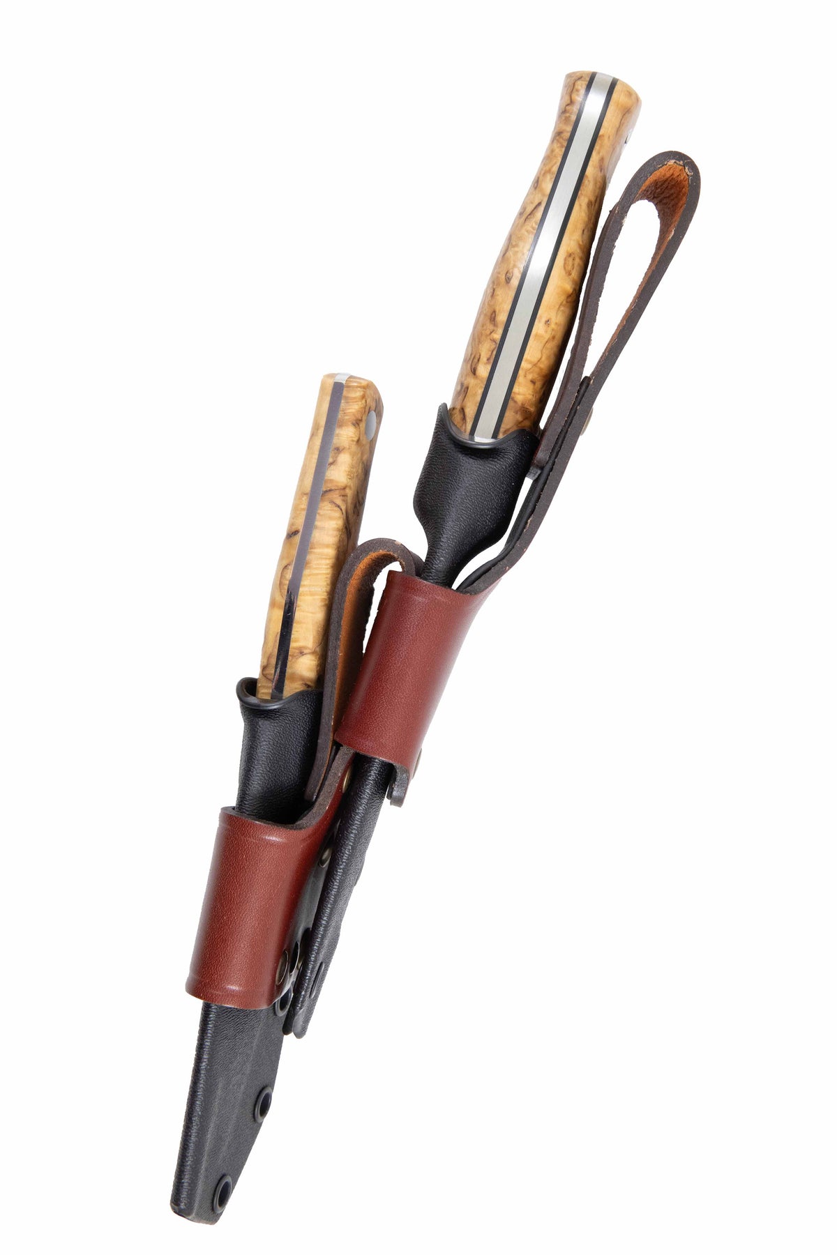 Casström Hunters Combo knivset Stabiliserad masurbjörk – bild 3