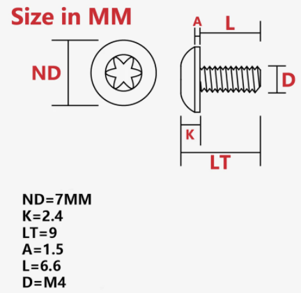 1911 Grip Screws