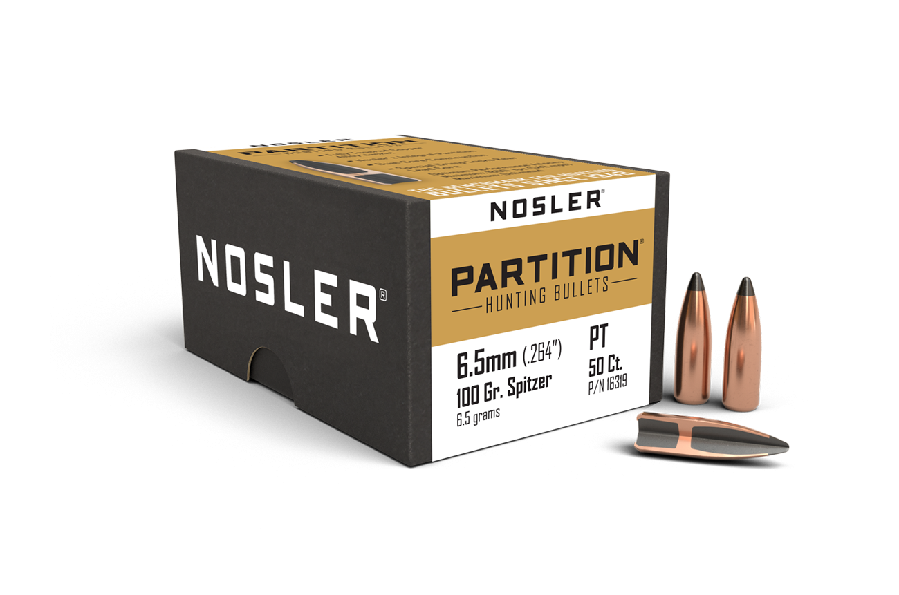 Nosler - Kula - 6.5mm - 100gr - Partition - 50st/ask