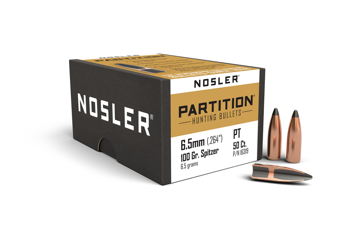 Nosler - Kula - 6.5mm - 100gr - Partition - 50st/ask