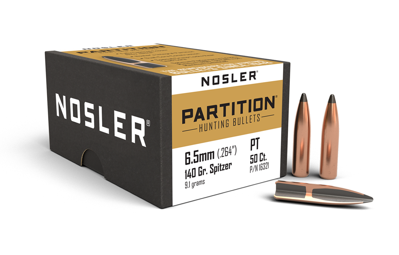 Nosler - Kula - 6.5mm - 140gr - Partition - 50st/ask