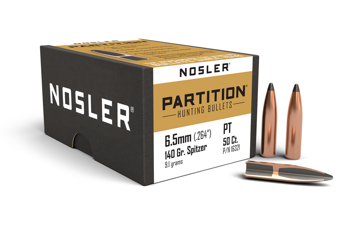Nosler - Kula - 6.5mm - 140gr - Partition - 50st/ask