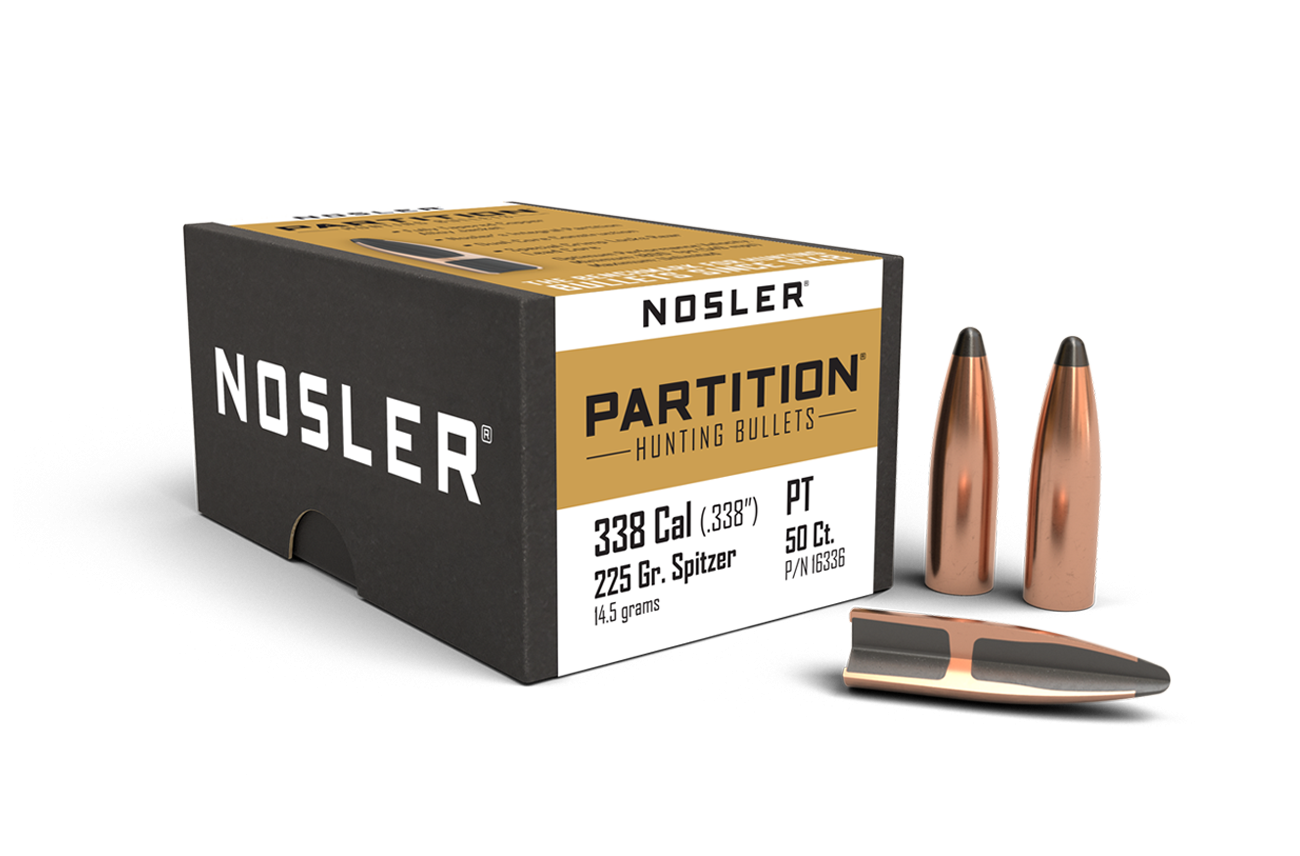 Nosler - Kula - 338 Caliber (.338) - 225gr - Partition - 50st/ask