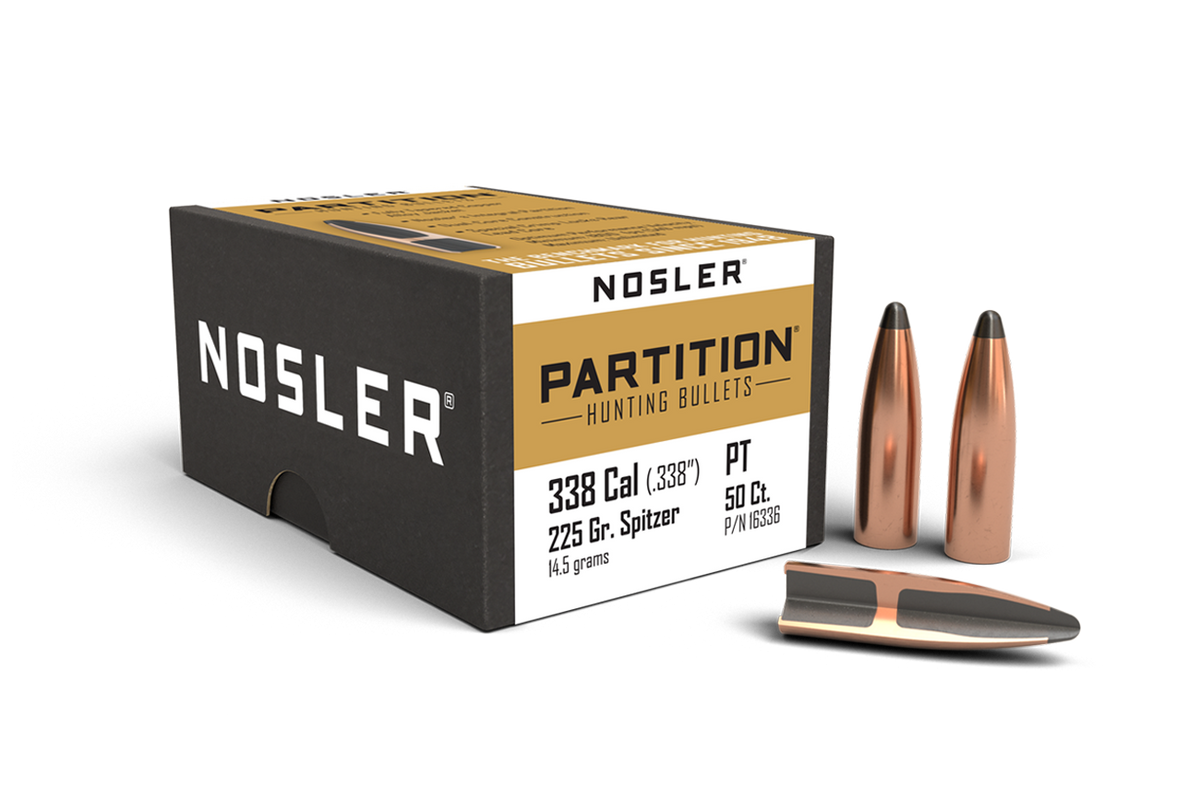 Nosler - Kula - 338 Caliber (.338) - 225gr - Partition - 50st/ask