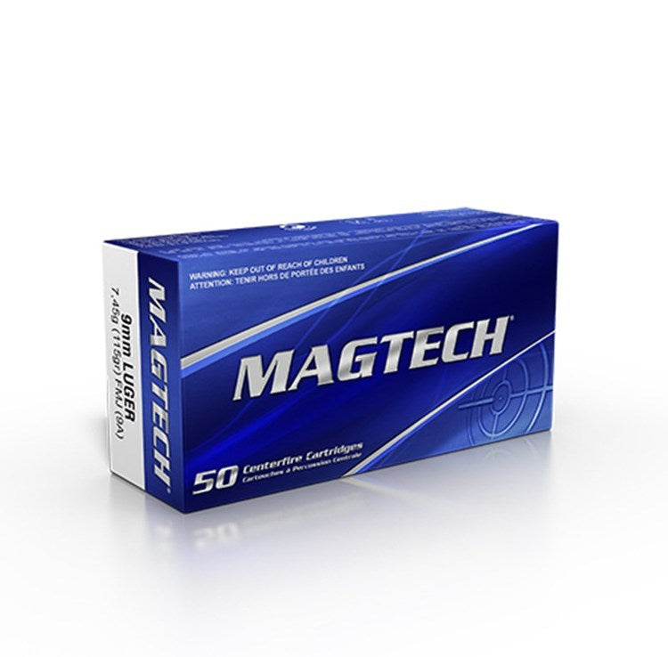 Magtech - 9 mm Luger - 147 gr - FMJ Flat Subsonic - 50 st/ask