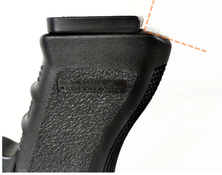 Glock - Grip Frame Insert Plug Magwell for Subcompact Glock 26, 27, 33 - Gen4-5