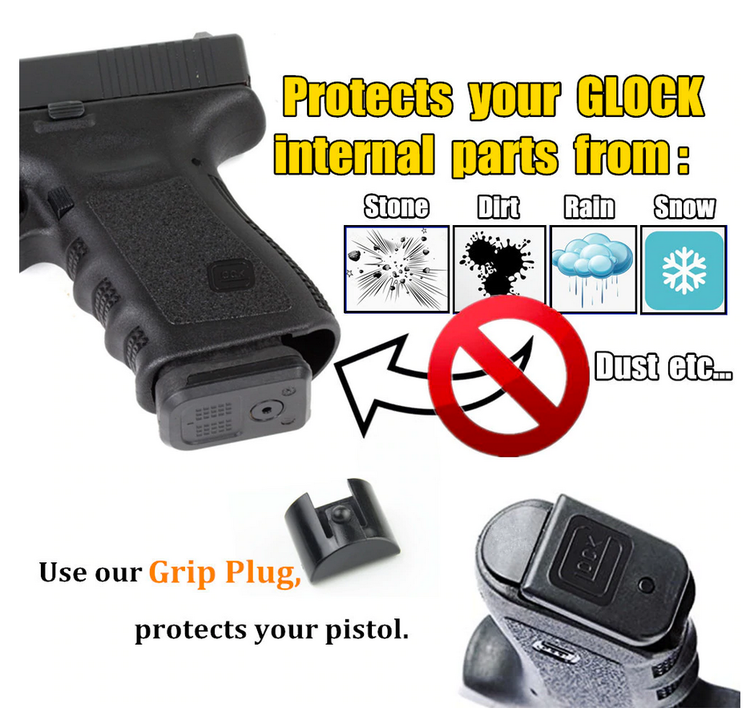 Glock - Grip Frame Insert Plug Magwell for Subcompact Glock 26, 27, 33 - Gen4-5