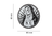 3D Patch - Santa Muerte - Black - PVC